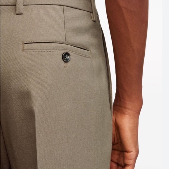 🌺 Nordstrom Men’s Non Iron Chino Taupe Pants- Size 36 x 29 - New - Picture 7 of 10